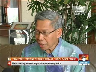 Tidak perlu tanding di DUN Chempaka, tumpu pasca banjir