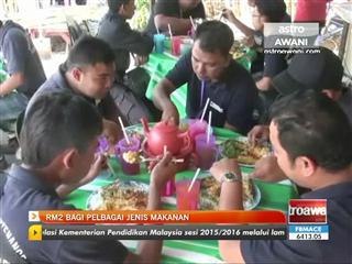 RM2 bagi pelbagai jenis makanan