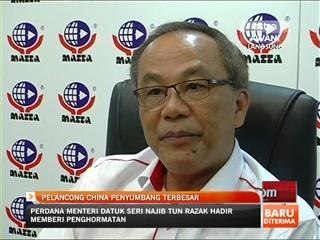 Pelancong China penyumbang terbesar