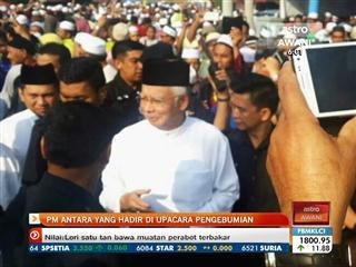 PM antara yang hadir di upacara pengebumian