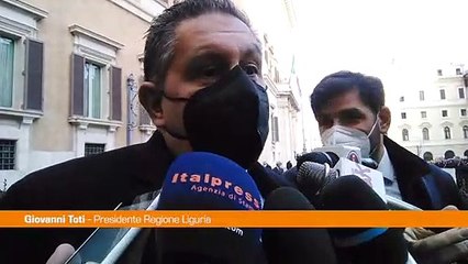 Centrodestra, Toti "L'alleanza governa bene i territori"