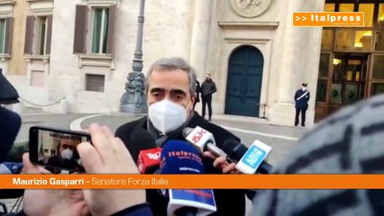 Gasparri "Mattarella ha difeso la centralità del Parlamento"