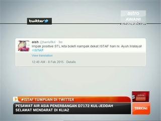 #ISTAF trending di media sosial