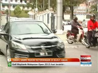 Ismail Sabri rekod keterangan di bukit aman