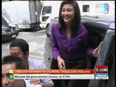 Yingluck Shinawatra dilarang tinggalkan Thailand