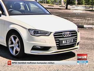 Small but big, a true German conundrum. The Audi A3 Sedan