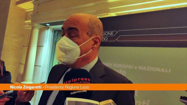 Zingaretti Con fondi europei e Pnrr via a stagione rinascita Lazio