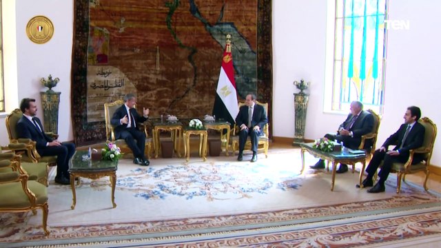 شاهد.. الرئيس السيسي يستقبل المبعوث الأمريكي للمناخ.. ووفدًا من الآلية الأفريقية لمراجعة النظراء