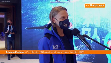 Arianna Fontana "Ho ancora fame, Milano-Cortina? Se cambia qualcosa"