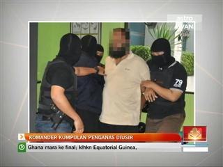 Komander kumpulan pengganas diusir