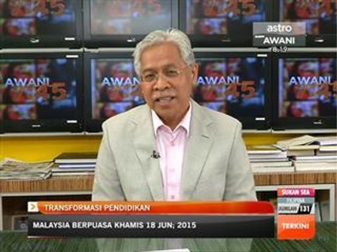 Transformasi pendidikan: Ulasan Datuk Seri Idris Jusoh