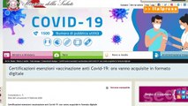 Covid, esenzione vaccino dal 28/2 obbligatoria in digitale