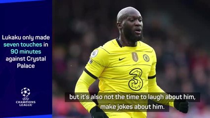 'No time to laugh' at Lukaku's Palace performance - Tuchel