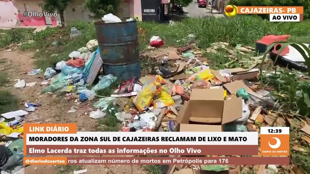 Com lixão da porta de casa, moradores sofrem com fedor na zona sul de Cajazeiras
