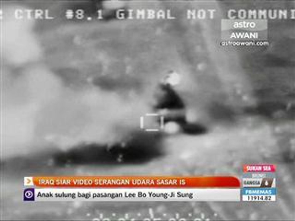 Iraq siar video serangan udara sasar IS