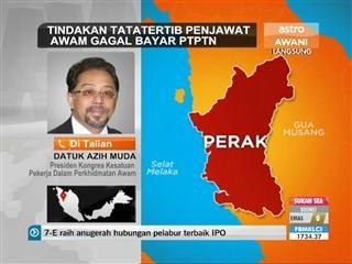 Tindakan Tatatertib Penjawat Awam Gagal Bayar PTPTN