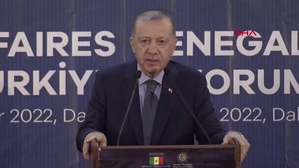 Erdoğan: Senegal'le ilişkilerimizin mükemmel seyrinden memnunuz