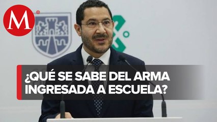 "Son los hechos que queremos evitar": Martí Batres sobre niño armado en escuela