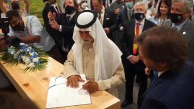 Presidente Uruguay visita la Expo2020 para estrechar relaciones comerciales con EAU