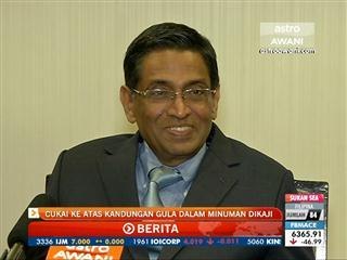 Cukai ke atas kandungan gula dalam minuman dikaji