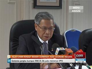 Kejatuhan ringgit bukan cerminan asas ekonomi negara