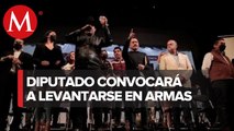 Diputado amaga con llamar a levantarse en armas ante violencia en Zacatecas
