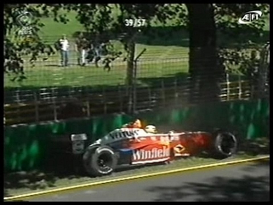 zanardi crash at Melbourne in 1999