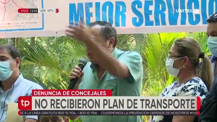 Concejales denuncian que aún no recibieron el plan de transporte anunciado por el alcalde