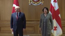 TBMM Başkanı Şentop, Gürcistan Cumhurbaşkanı Zourabichvili ile görüştü