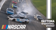 Harvick and Larson spin, take out multiple cars