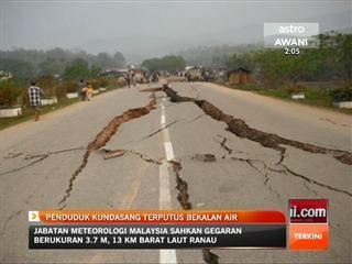 Penduduk Kundasang terputus bekalan air