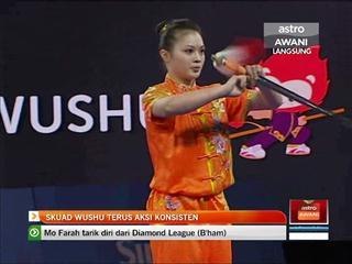 Skuad wushu terus aksi konsisten raih 2 perak & 2 gangsa