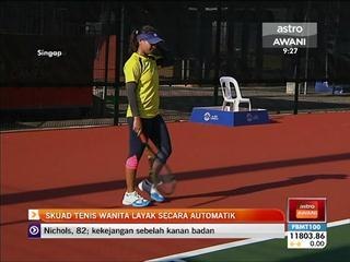 Skuad tenis wanita layak secara automatik