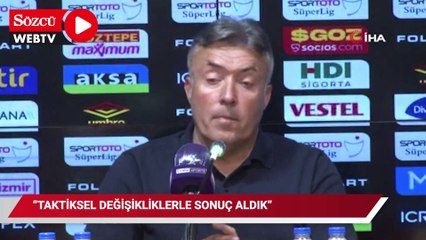 Domenec Torrent: "Taktiksel değişikliklerle sonuç aldık"