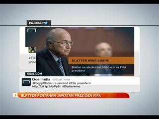 Blatter pertahan jawatan presiden FIFA