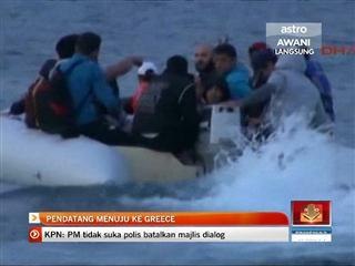 Pendatang menuju ke Greece