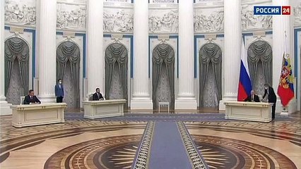 Putin, Ukrayna'nın doğusundaki ayrılıkçı yönetimlerin bağımsızlığını tanıyan kararnameyi imzaladı