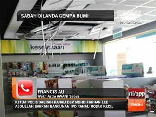 Sabah dilanda gempa bumi