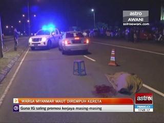Warga Myanmar maut dirempuh kereta