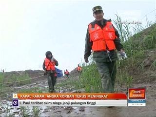 Kapal karam: Angka korban terus meningkat