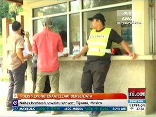 Polis kepung enam lelaki bersenjata