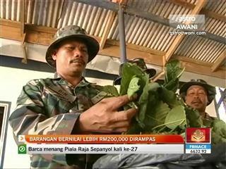 Barangan bernilai lebih RM200,000 dirampas