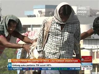 Cuaca panas melampau di India, lagi korban melampau