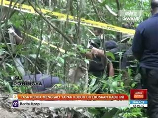Fasa kedua menggali tapak kubur diteruskan Rabu ini