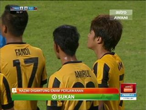 Nazmi digantung enam perlawanan