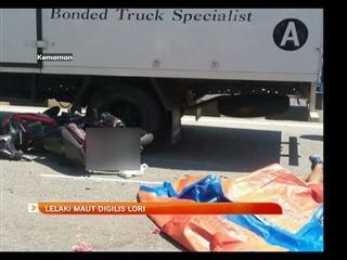 Seorang lelaki maut digilis lori