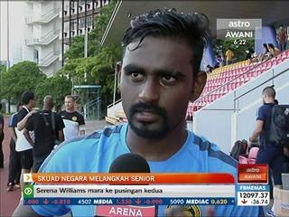 Skuad bola sepak negara melangkah senior