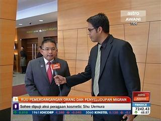 Pembentangan RUU Pemerdagangan Orang, Penyeludupan Migran