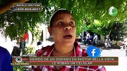 Le dan un tiro en el pecho para atracarlo en pastor bella vista