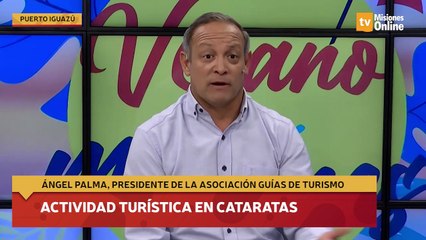 Actividad turística en cataratas